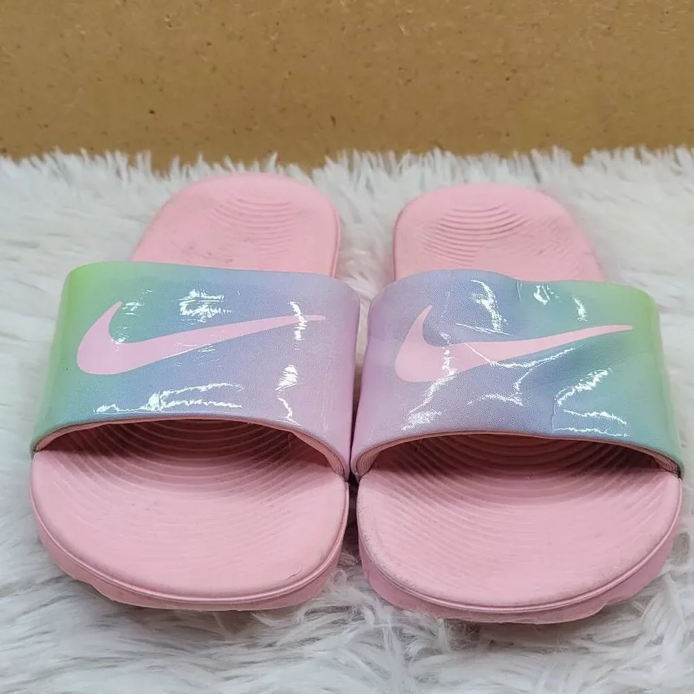 Nike Girls Kawa Tie Dye Slide Sandals- Size 13 - Picture 2 of 9